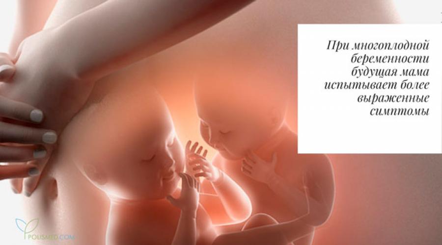 Беременность двойней: от первых признаков до родов. Двойняшки беременность: причины, признаки, роды и протекание беременности Сколько ваша двойня весила на 30 неделе